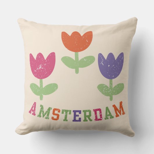 Amsterdam Tulips クッション (正面)