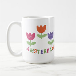 Amsterdam Tulips コーヒーマグカップ