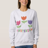 Amsterdam Tulips スウェットシャツ (正面)