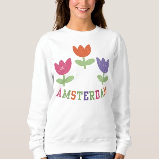 Amsterdam Tulips スウェットシャツ (正面)