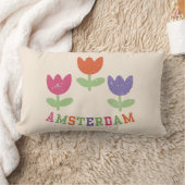Amsterdam Tulips ランバークッション (ブランケット)