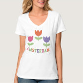 Amsterdam Tulips Tシャツ (正面)