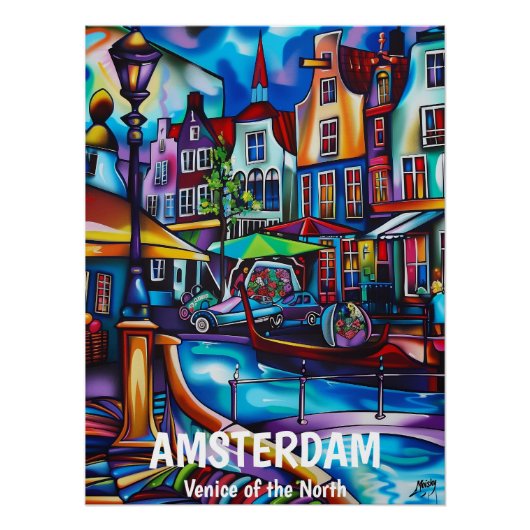 Amsterdam: Venice of the North ポスター (正面)