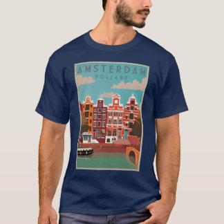 Amsterdam ville tシャツ