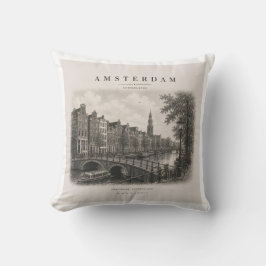 Amsterdam | Vintage Travel City Design クッション