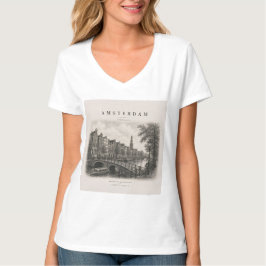 Amsterdam | Vintage Travel City Design Tシャツ