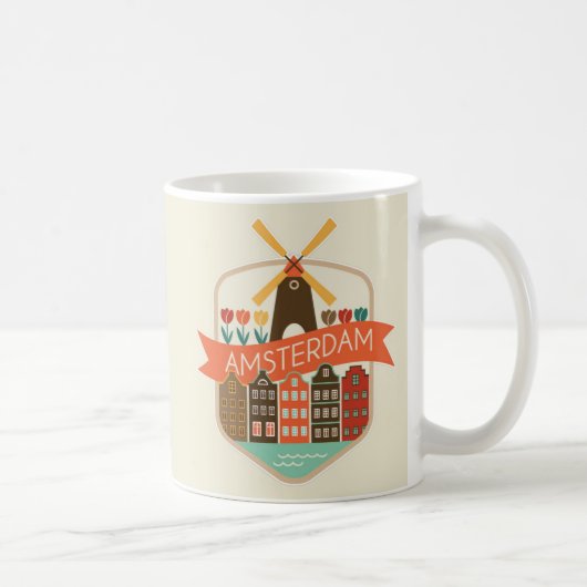 Amsterdam's Windmills Mug コーヒーマグカップ (右)