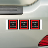 Amsymbolsのステッカー バンパーステッカー (車上)
