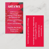 Amta'wa 名刺 (正面/裏面)