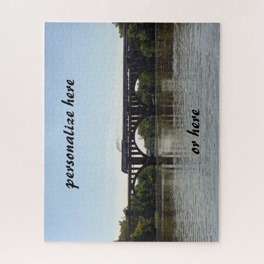 Amtrack Train Crossing Rappahannock River ジグソーパズル (縦)