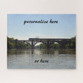 Amtrack Train Crossing Rappahannock River ジグソーパズル (横)