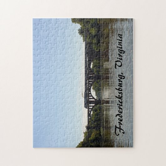 Amtrack Train Crossing Rappahannock River ジグソーパズル (縦)