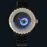 Amulet & Evil Eye Talisman, Turkish / Arabic 腕時計<br><div class="desc">WALL CLOCK (hamsa / خمسة): Evil Eye Talisman‎ & Amuletネガと幸運のブリンガーからの保護。伝統的にアラビア語、トルコ語、ギリシャ語の部族と、あなた方の悪意者から生まれたもの保護で、それ以外の場合は、あなた方の幸福や一般的な生活に悪影響を及ぼす可能性がある。邪悪な目の「呪い信じ」伝説は、人が気づかないとき与えに、通常は人に対する悪意のある光によって投げられる。簡単にカスタマイズ名前を。結婚式、記念日、誕生日のための美しい贈り物。</div>