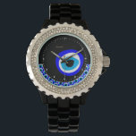 Amulet & Evil Eye Talisman, Turkish / Arabic 腕時計<br><div class="desc">WALL CLOCK (hamsa / خمسة): Evil Eye Talisman‎ & Amuletネガと幸運のブリンガーからの保護。伝統的にアラビア語、トルコ語、ギリシャ語の部族と、あなた方の悪意者から生まれたもの保護で、それ以外の場合は、あなた方の幸福や一般的な生活に悪影響を及ぼす可能性がある。邪悪な目の「呪い信じ」伝説は、人が気づかないとき与えに、通常は人に対する悪意のある光によって投げられる。簡単にカスタマイズ名前を。結婚式、記念日、誕生日のための美しい贈り物。</div>