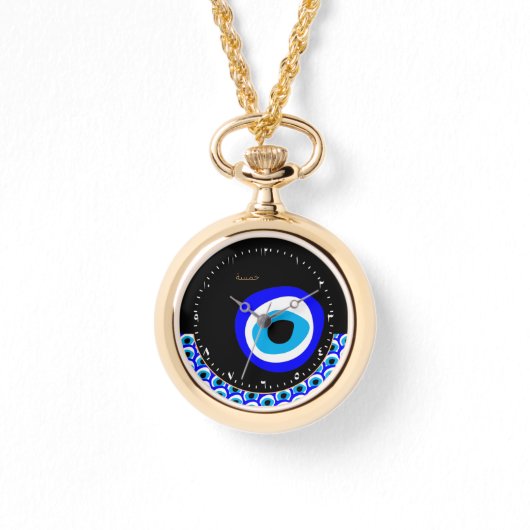 Amulet & Evil Eye Talisman, Turkish / Arabic Watch 腕時計 (正面)