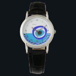 Amulet & Evil Eye Talisman, Turkish / Arabic White 腕時計<br><div class="desc">WALL CLOCK (hamsa / خمسة): Evil Eye Talisman‎ & Amuletネガと幸運のブリンガーからの保護。伝統的にアラビア語、トルコ語、ギリシャ語の部族と、あなた方の悪意者から生まれたもの保護で、それ以外の場合は、あなた方の幸福や一般的な生活に悪影響を及ぼす可能性がある。邪悪な目の「呪い信じ」伝説は、人が気づかないとき与えに、通常は人に対する悪意のある光によって投げられる。簡単にカスタマイズ名前を。結婚式、記念日、誕生日のための美しい贈り物。</div>