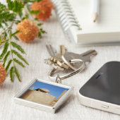 Amunの寺院の神聖なオオタマオシコガネの彫像 キーホルダー (側面)