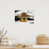 Amur Stelle - Mara the Amur Tiger ポスター (キッチン)