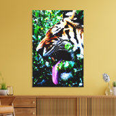 Amur Tiger 24x36 (60x90cm)ワcnm キャンバスプリント (インサイチュ (リビング))