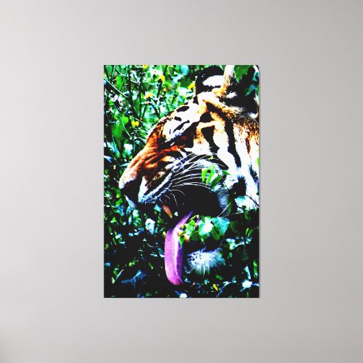 Amur Tiger 40x60 (100x150cm)ワcnm キャンバスプリント (正面)