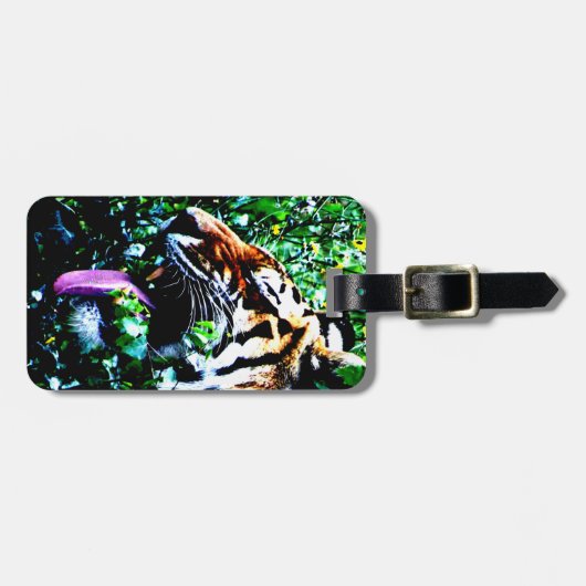 Amur Tiger cd ltcna ラゲッジタグ (正面横)