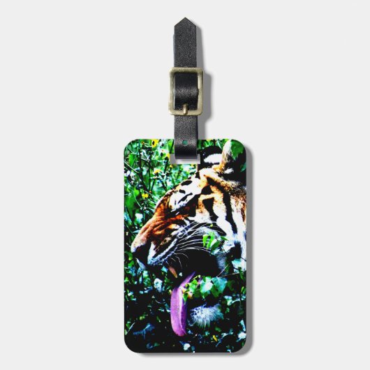 Amur Tiger cd ltcna ラゲッジタグ (正面縦)