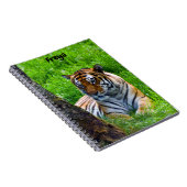 Amur Tiger Spiral Notebook ノートブック (右側)