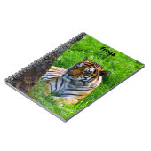 Amur Tiger Spiral Notebook ノートブック (左側)