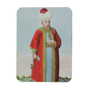Amurath (Murad)のII (1404-51年の)サルタン1421-51年、から マグネット