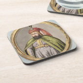 Amurath (Murad)のIV (1612-40年の)サルタン1623-40年、から コースター (左側)