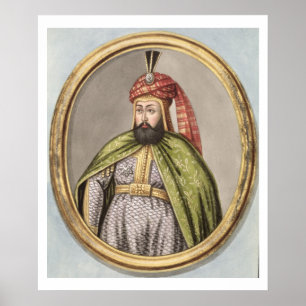 Amurath (Murad)のIV (1612-40年の)サルタン1623-40年、から ポスター