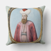 Amurath (Murad) I (1319-89年)、サルタン1359-89年、から クッション (裏面)