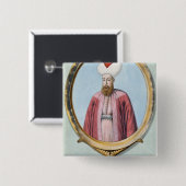 Amurath (Murad) I (1319-89年)、サルタン1359-89年、から 缶バッジ (正面&裏面)