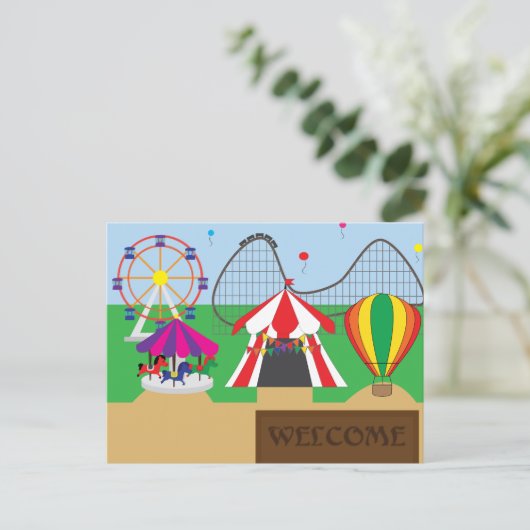 Amusement Park or Theme Park ポストカード (スタンド正面)