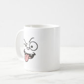 Amusing and funny coffee mugs コーヒーマグカップ (正面左)