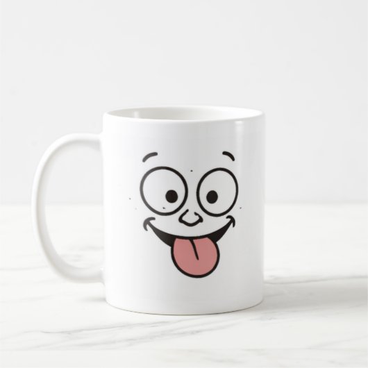 Amusing and funny mood coffee cups コーヒーマグカップ (左)