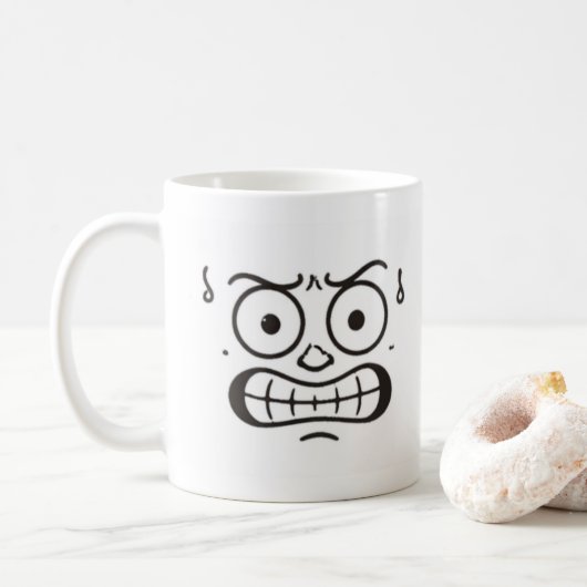 Amusing and funny mood coffee mugs and cups コーヒーマグカップ (ドーナツ)