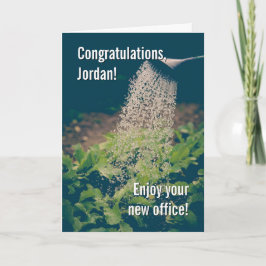 Amusing Gardening Retirement Card カード
