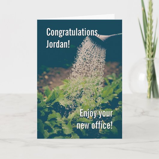 Amusing Gardening Retirement Card カード (正面)