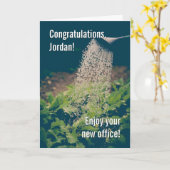 Amusing Gardening Retirement Card カード (黄色い花)