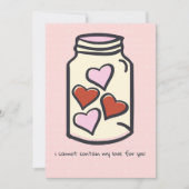Amusing Heart Jar Holiday Card シーズンカード (正面)