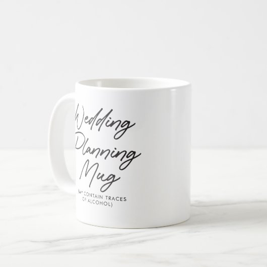 Amusing Pre-Wedding Ceremony Planning Mug Future M コーヒーマグカップ (正面左)
