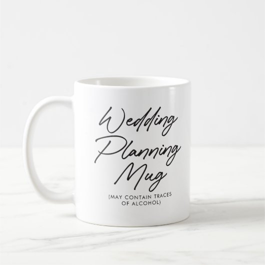 Amusing Pre-Wedding Ceremony Planning Mug Future M コーヒーマグカップ (左)