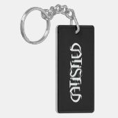 Amuximramキーチェーン"SATISFIED" キーホルダー (正面左)