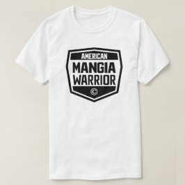 AMWの黒いロゴ Tシャツ