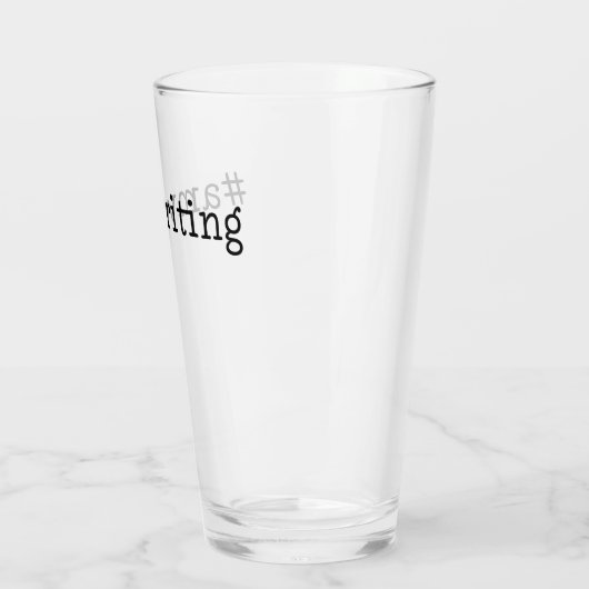 #amwriting タンブラーグラス (左)