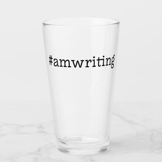 #amwriting タンブラーグラス (正面)