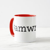 #amwriting マグカップ (正面左)