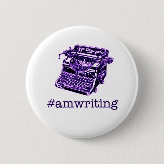 #amwriting 缶バッジ (正面)