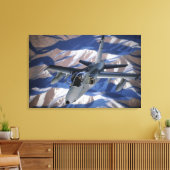 AMXがイタリアン切断する キャンバスプリント (インサイチュ (リビング))